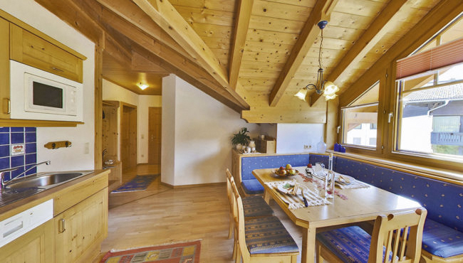 Essbereich - Ferienwohnung Himmelreich, Flachau