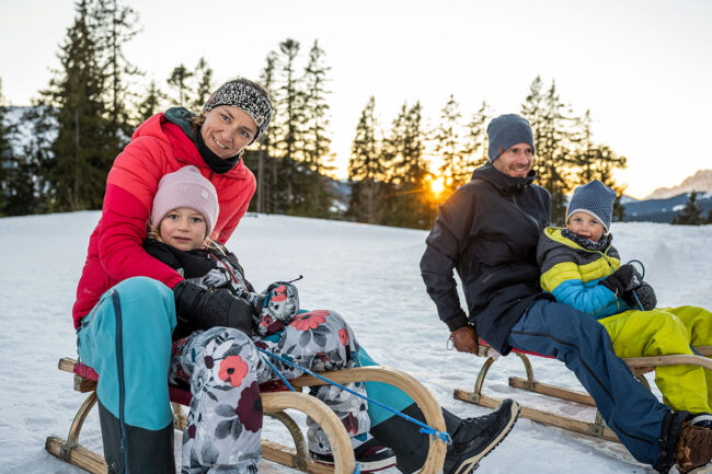 Rodeln - Winterurlaub in Filzmoos, Ski amadé